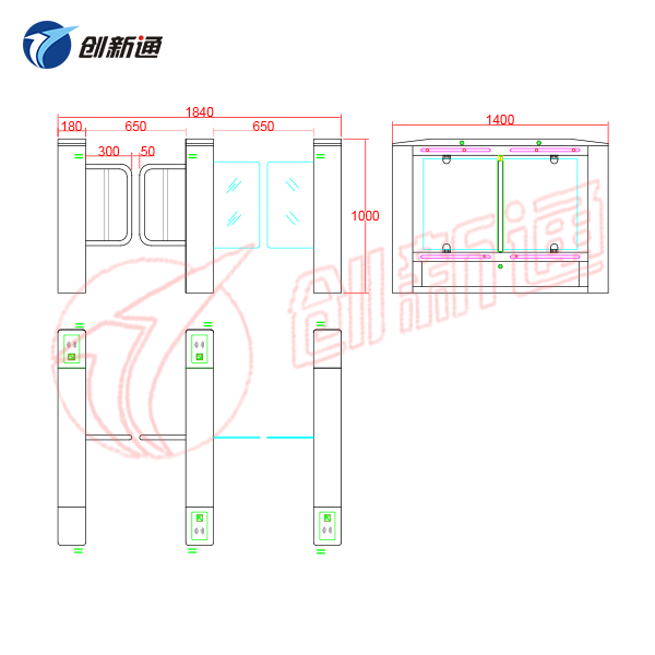 擺閘,三輥閘,速通閘,旋轉(zhuǎn)閘,平移閘,一字閘,人臉識(shí)別，